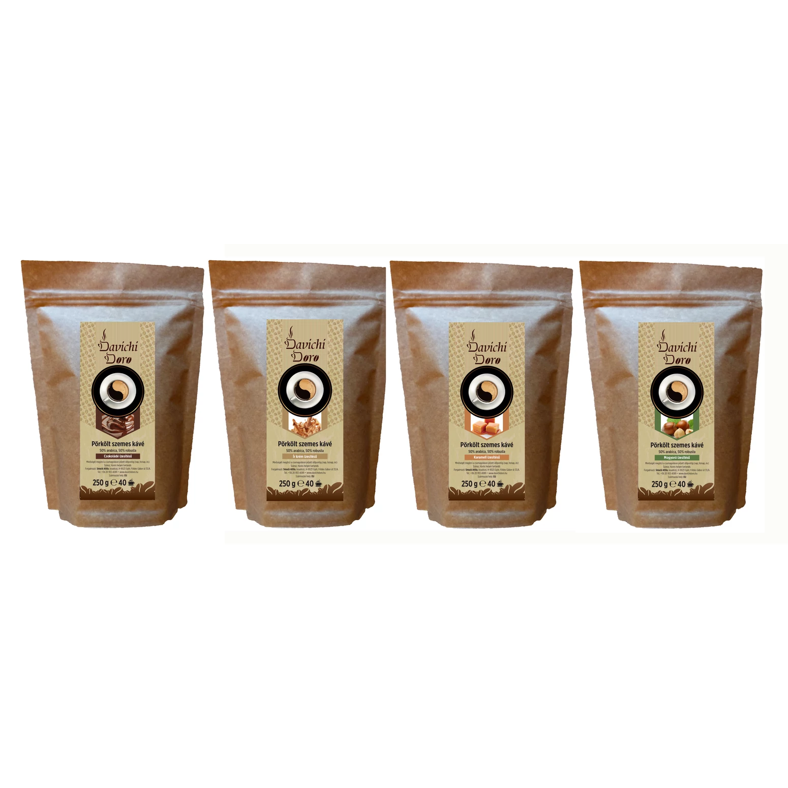 Davichi Doro Íz mix 4x250g szemes kávé