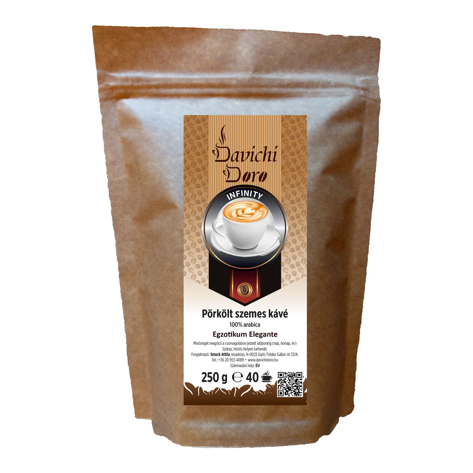 Davichi Doro Egzotikum Elegante 100% arabica szemes kávé 250g