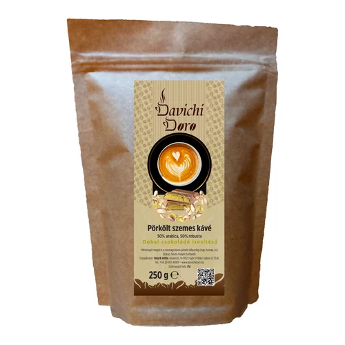 Davichi Doro Dubai csokoládé ízesítésű szemes kávé 250g