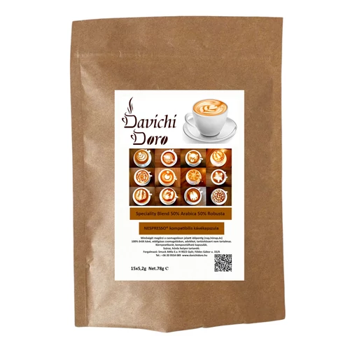 Davichi Doro  Speciality Blend NESPRESSO® kompatibilis kávé kapszula 15x5,2g