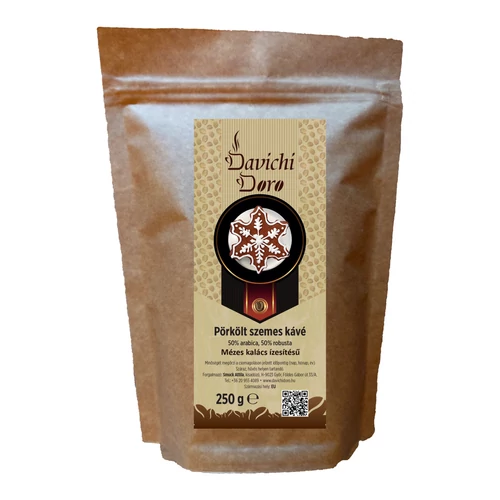 Davichi Doro Mézes kalács ízesítésű szemes kávé 250g